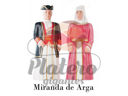 Capitán Celaya y Doña Leonor (Gigantes Miranda de Arga)